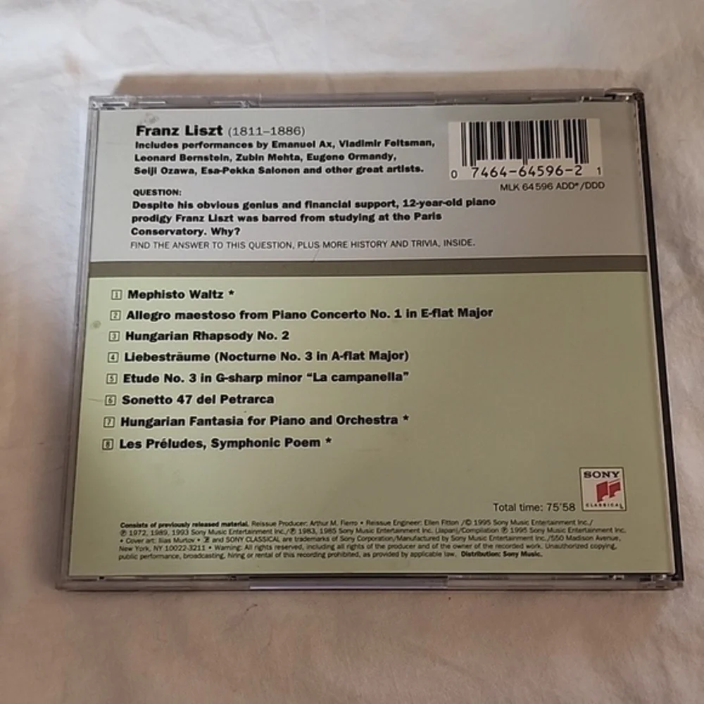 Liszt‎ Greatest Hits
